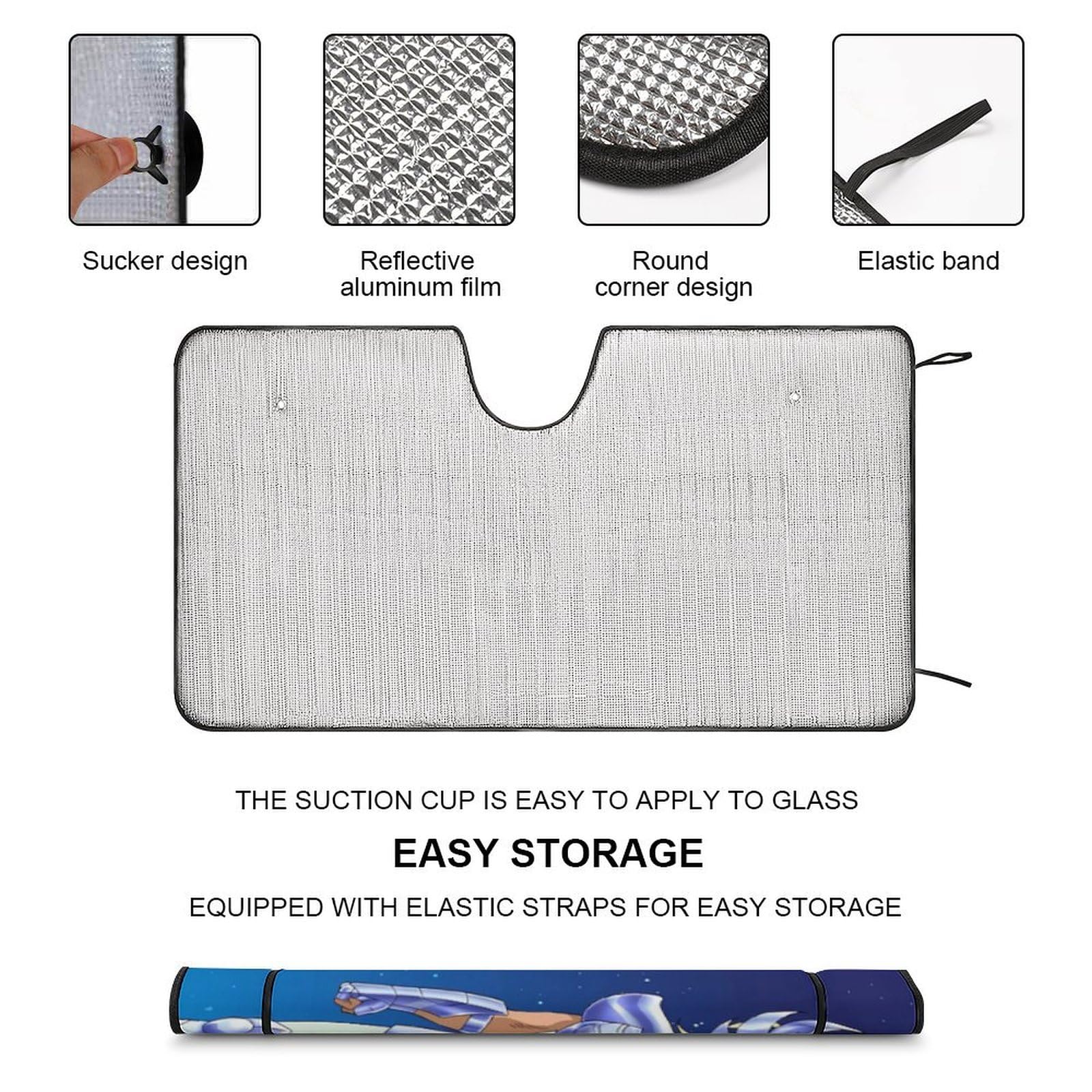 Amazon.co.jp: 聖闘士星矢 車用サンシェード 遮光 日焼け対策 人気